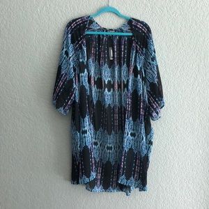 Long Patterned Kimono